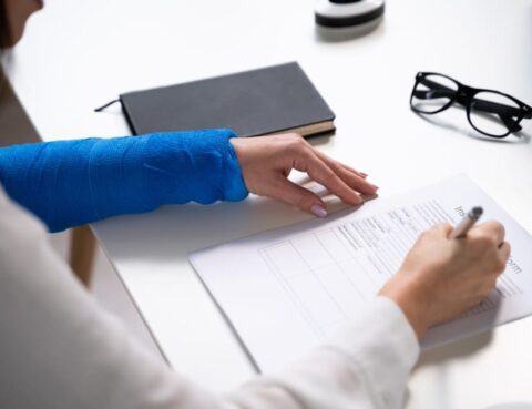 Injured client reviewing personal injury claim deadline in New York